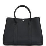 Hermes Garden Party 30 Bleu Indigo Negonda Palladium Hardware - Thumbnail View 4