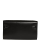 Hermes Kelly Wallet To Go Rock Black Box Gold Hardware - Thumbnail View 4