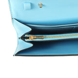 Hermes Constance Wallet To Go Celeste Epsom Gold Hardware - Thumbnail View 9