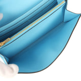 Hermes Constance Wallet To Go Celeste Epsom Gold Hardware - Thumbnail View 10