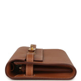 Pre-owned Hermes Kelly Wallet To Go Gold Evercolor Gold Hardware - Thumbnail View 5