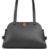 Hermes Tablier Sellier Ardoise Vache Hunter, Swift and Toile Militaire Palladium Hardware - Thumbnail View 4