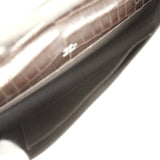 Pre-owned Hermes Kelly Cut Graphite Matte Niloticus Crocodile Palladium Hardware - Thumbnail View 8