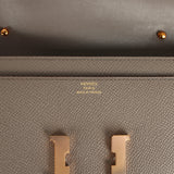 Hermes Constance Wallet To Go Etain Epsom Rose Gold Hardware - Thumbnail View 7