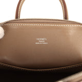 Hermes 1923 Bolide Mini Etoupe Evercolor Palladium Hardware - Thumbnail View 8