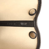 Hermes Garden Party 30 Beton Toile Officier Canvas and Black Negonda Palladium Hardware - Thumbnail View 8