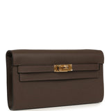 Hermes Kelly Wallet To Go Ecorce Epsom Gold Hardware - Thumbnail View 2