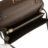 Hermes Kelly Wallet To Go Ecorce Epsom Gold Hardware - Thumbnail View 8
