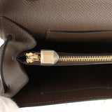 Hermes Kelly Wallet To Go Ecorce Epsom Gold Hardware - Thumbnail View 9