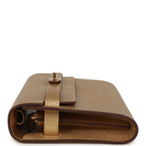 Hermes Kelly Wallet To Go Dore Chevre Chamkilight Permabrass Hardware - Thumbnail View 5