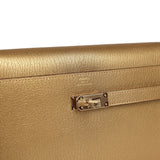 Hermes Kelly Wallet To Go Dore Chevre Chamkilight Permabrass Hardware - Thumbnail View 7