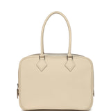 Hermes Plume 28 Bag Craie Swift Palladium Hardware - Thumbnail View 1