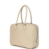 Hermes Plume 28 Bag Craie Swift Palladium Hardware - Thumbnail View 5