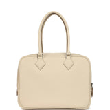 Hermes Plume 28 Bag Craie Swift Palladium Hardware - Thumbnail View 4