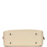 Hermes Plume 28 Bag Craie Swift Palladium Hardware - Thumbnail View 6