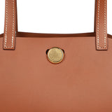 Hermes Tablier Sellier Fauve Vache Hunter, Gold, Ecru-Beige Swift and Toile H Gold Hardware - Thumbnail View 7