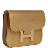 Hermes Constance Slim Wallet Dore Chevre Chamkilight Permabrass Hardware - Thumbnail View 2
