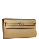 Hermes Kelly Wallet To Go Dore Chevre Chamkilight Permabrass Hardware for JJ - Thumbnail View 2
