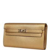 Hermes Kelly Wallet To Go Dore Chevre Chamkilight Permabrass Hardware for JJ - Thumbnail View 6