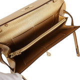Hermes Kelly Wallet To Go Dore Chevre Chamkilight Permabrass Hardware for JJ - Thumbnail View 8
