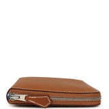 Hermes Silk'In Classique Long Wallet Gold Epsom Palladium Hardware - Thumbnail View 5