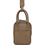 Hermes Mini Lindy II Etoupe Swift Palladium Hardware - Thumbnail View 3