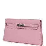 Hermes Kelly Elan Mauve Sylvestre Epsom Palladium Hardware - Thumbnail View 5