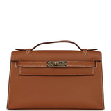 Hermes Special Order (HSS) Kelly Pochette Gold Verso Swift Permabrass Hardware - Thumbnail View 1