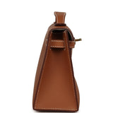 Hermes Special Order (HSS) Kelly Pochette Gold Verso Swift Permabrass Hardware - Thumbnail View 3