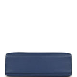 Pre-owned Hermes Kelly Pochette Bleu Brighton Swift Gold Hardware - Thumbnail View 6