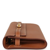 Hermes Kelly Wallet To Go Gold Evercolor Gold Hardware - Thumbnail View 3