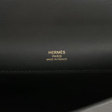 Hermes Kelly Cut Black Swift Gold Hardware - Thumbnail View 7