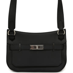 Hermes Jypsiere Mini Black Swift Palladium Hardware