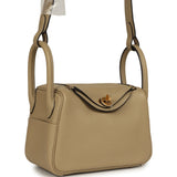 Hermes Mini Lindy II Trench Verso Clemence Gold Hardware - Thumbnail View 2