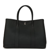 Hermes Garden Party 30 Black Negonda Palladium Hardware - Thumbnail View 1