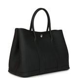 Hermes Garden Party 30 Black Negonda Palladium Hardware - Thumbnail View 2
