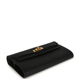 Hermes Kelly Wallet To Go Black Epsom Gold Hardware - Thumbnail View 3