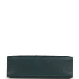 Hermes Kelly Pochette Vert Cypress Ostrich Palladium Hardware - Thumbnail View 6