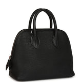 Hermes 1923 Bolide Mini Black Chevre Mysore Palladium Hardware - Thumbnail View 2