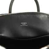 Hermes 1923 Bolide Mini Black Chevre Mysore Palladium Hardware - Thumbnail View 8