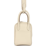 Hermes Mini Lindy II Craie Clemence Gold Hardware - Thumbnail View 3