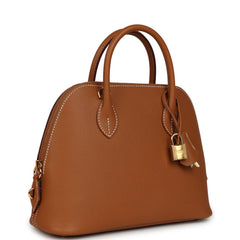 Hermes 1923 Bolide 25 Gold Epsom Gold Hardware