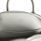 Hermes 1923 Bolide Mini Argent Chevre Mysore Palladium Hardware - Thumbnail View 9