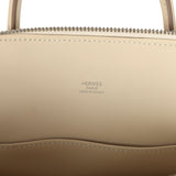Hermes 1923 Bolide 25 Craie Epsom Palladium Hardware - Thumbnail View 9