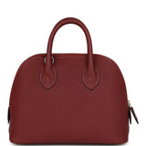Hermes 1923 Bolide Mini Rouge H Chevre Palladium Hardware - Thumbnail View 4