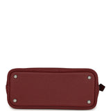 Hermes 1923 Bolide Mini Rouge H Chevre Palladium Hardware - Thumbnail View 6