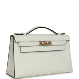 Hermes Kelly Pochette Gris Platine Swift Permabrass Hardware - Thumbnail View 2