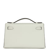 Hermes Kelly Pochette Gris Platine Swift Permabrass Hardware - Thumbnail View 4