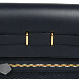 Hermes Herbag Zip 20 Mini Bleu Indigo Toile Militaire Canvas and Vache Hunter Gold Hardware - Thumbnail View 8