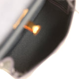 Hermes Herbag Zip 20 Mini Bleu Indigo Toile Militaire Canvas and Vache Hunter Gold Hardware - Thumbnail View 11